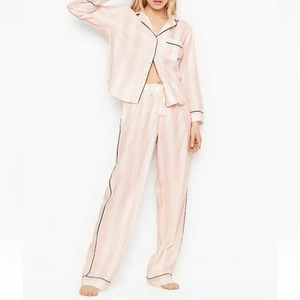 Victoria’s Secret Cotton Stripped Long PJs